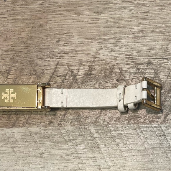 Tory Burch Light Oak & Rose Gold Fitbit Fret Double Wrap Bracelet - Picture 9 of 13